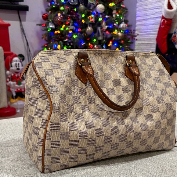 LV speedy Damier Azur 30 - Picture 3 of 4